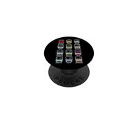 Tokyo Métro Train Vue de Face Marunouchi Ginza Hibiya Oedo PopSockets PopGrip Adhésif