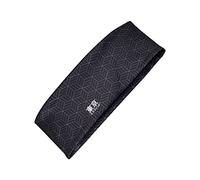 Tokyo Misfit - Bandeaux Japonais pour Hommes et Femmes, Bandeau de Sudation, Entraînement, Yoga, Mode, Course, Sport, Basket-Ball, Bandana (Cube-Noir)