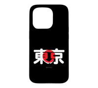 Tokyo - Mot et Drapeau Japonais Kanji Coque pour iPhone 15 Pro