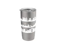 TOKYO OSAKA KYOTO, JAPAN CITIES SKYLINE Gobelet isotherme en acier inoxydable double paroi