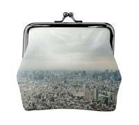 Tokyo Porte-monnaie en cuir avec impression œil d'oiseau pour homme et femme