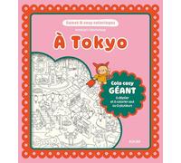 Tokyo poster à colorier sweet & cosy coloriage activité créative - cosy colo géant - Amélie's Workshop