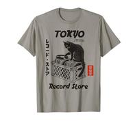 Tokyo Record Store Cat, Musique Vinyle Japonaise Anime T-Shirt