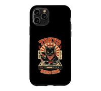 Tokyo Record Store Cat Vinyl Record Player Rock Japanese Coque pour iPhone 11 Pro