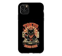 Tokyo Record Store Cat Vinyl Record Player Rock Japanese Coque pour iPhone 11 Pro Max