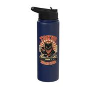 Tokyo Record Store Cat Vinyl Record Player Rock Japanese Stainless Steel Insulated Water Bottle