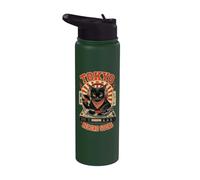 Tokyo Record Store Cat Vinyl Record Player Rock Japanese Stainless Steel Insulated Water Bottle