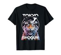 Tokyo Shogun Samurai Tiger Casque Urban Power Japan Warrior T-Shirt