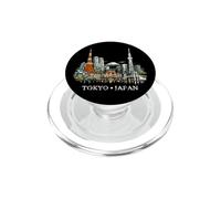 Tokyo Skyline Japon Monuments du Mont Fuji Skytree Souvenir PopSockets PopGrip pour MagSafe