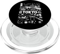 Tokyo Skyline Japon Mt Fuji Monuments Mt Fuji Kanji Torii PopSockets PopGrip pour MagSafe