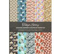 Tokyo Story Japanese Inspired Scrapbook Paper Pad: 20 Designs | 60 Double-Sided Pages | 8.5"x11" for Origami, Card Making, and DIY Crafting