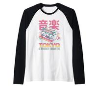 Tokyo Street Beats Pop Culture Japonaise Esthétique Manche Raglan