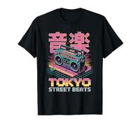 Tokyo Street Beats Pop Culture Japonaise Esthétique T-Shirt