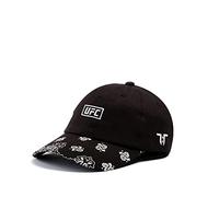 Tokyo Time Casquette de baseball UFC Paisley unisexe pour adulte, noir/blanc, Taille unique