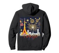 Tokyo Tokyo Tour et Feux d'artifice Japon Kanji par Kana Kanjin Sweat à Capuche