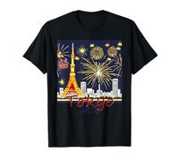 Tokyo Tokyo Tour et Feux d'artifice Japon Kanji par Kana Kanjin T-Shirt