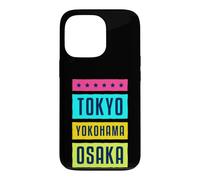 Tokyo Yokohama Osaka Japan Novelty Graphic Cool Designs Coque pour iPhone 13 Pro