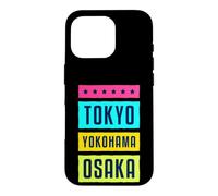 Tokyo Yokohama Osaka Japan Novelty Graphic Cool Designs Coque pour iPhone 16 Pro
