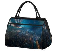 Tokyos Night Japan Sac de voyage pour femmes, hommes, enfants, garçons, filles, week-end, sac fourre-tout de 24 l pour sport, gym, yoga, couleur, Big, Organiseur de sac