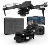 Toladrone Drone pour Débutants, Drone avec Caméra 4K Mini Drones Pliables avec Positionnement Optique, Mode sans Tête, Drones à Moteur sans Balais pour Adultes, TD12PRO