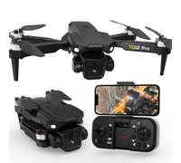 Toladrone Mini Drone avec Caméra 4K, TD12PRO Drones à Moteur sans Balais pour Débutants, Résistance au Vent de Niveau 3, Réglage de la Vitesse, Contrôle via Application, Quadricoptère RC