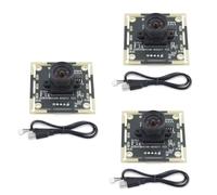 Tolaily 3Pcs Module de Caméra 100 Degrés OV9732 avec Câble de 3 Mètres 1280x720 30fps, pour DIY Autodarts.IO, Clé USB Gratuite