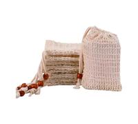 Tolaily à Savon, de Rangement pour Savon Exfoliant pour Le Bain, en Filet pour Emballage de Savon pour Le Bain et la Douche.