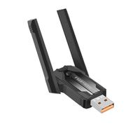 Tolaily Adaptateur USB WiFi6 AX900 2,4 G/5 GHz Bluetooth 5.4 900 Mbps Dongle USB Récepteur WLAN sans pour Win7/10/11 (32/64 Bits)