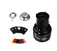Tolaily Focalize Conical Snoots Condensateur Universel Monture Bowens avec Effets Graphiques Art Filtres en Forme pour Photographie Photo
