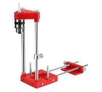 Tolaily Localisateur de Foret pour le Travail Du Bois Gabarit de Perçage Localisateur de Poinçon Support de Guide de Foret Fixation avec Échelle Positionneur Précis