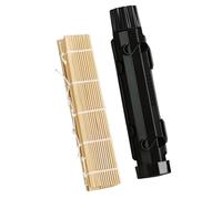 Tolaily Moule à Sushi Rayé pour, Ensemble D'Outils de Moulage de Boules de Riz à Faire Soi-Même, pour la Cuisine, pour Sushi, Noir