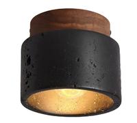 Tolaily Plafonnier de Style Japonais Wabi-Sabi E27 à Intensité Variable en Trois Couleurs pour Cuisine, Couloir, Salon, Salle D'Étude, Salon de Thé B