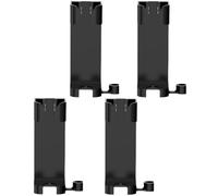 Tolaily Support de Rangement pour Fer à Friser, Support de Rangement Mural sans Perforation pour Salle de Bain, Support de Rangement pour Sèche-Cheveux, Noir