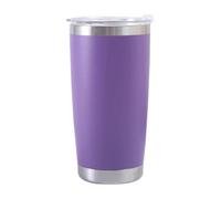 Tolaily Tasse Isotherme en Acier Inoxydable de 20 Oz avec Couvercle pour Voiture, Grande Capacité, Tasse à Glace, Couleur Violette