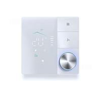 Tolaily Thermostat Intelligent Tuya pour Climatiseur avec Télécommande WiFi Thermostat à Bouton Intelligent Interrupteur de Contrôle de Température LED A