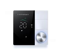 Tolaily Thermostat Intelligent Tuya pour Climatiseur avec Télécommande WiFi Thermostat à Bouton Intelligent Interrupteur de Contrôle de Température LED B
