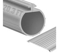 ToLanbbt Joint d'étanchéité de bas de porte de garage pour Clopay, en caoutchouc EPDM pour porte de garage simple, bloque les vents froids/chauds, noir