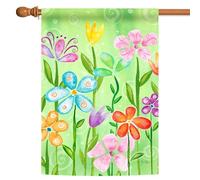 Toland Home Garden décoratif Usa-produced Maison Drapeau House-L-28 x 40"