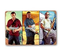 TOLANK Michael Franklin | Gta 5 Gaming Tin Poster 30,5 x 20,3 cm