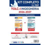 TOLC-I 2026: Kit completo per il test di Ingegneria. Con software di simulazione e video lezioni