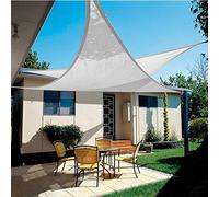 Toldo Vela Sombra Jardin Triangular 5x5x5 Metros Blanca