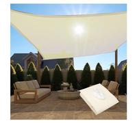 Toldos Para Housse d'ombrage pour terrasse - Imperméable, respirante et résistante aux UV - Auvent portable et résistant aux déchirures (nous fabriquons des tailles personnalisées) Beige-x4 m