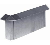 Tôle anti-limaces 100cm, galvanisée, argentée