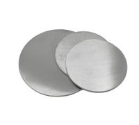 Tôle D’Acier Inoxydable Disque en Acier Inoxydable Disque en Métal 5pcs 60mm 80mm 100mm Disque en Acier Inoxydable Solide Petite Plaque D’Acier Ronde épaisseur 0,5, Silver, 60x3mm