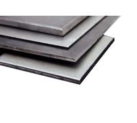 Tôle d'acier de 2 mm - Plaque de fer - Dimensions au choix : 100 x 100 mm