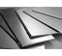 Tôle d'acier galvanisée de 1 mm - Plaque de fer - Dimensions au choix : 150 x 150 mm