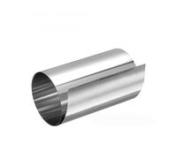 Tôle d'acier inoxydable SS304 0,01-3 mm, feuille d'acier inoxydable haute température for toiture, 1 pièce(0.08x100x500mm)
