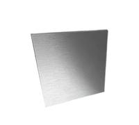 Tôle d'acier inoxydable SS304 0,01-3 mm, feuille d'acier inoxydable haute température for toiture, 1 pièce(2x200x200mm)