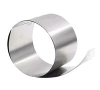 Tôle d'acier inoxydable SS304 0,01-3 mm, feuille d'acier inoxydable haute température for toiture, 1 pièce(0.03x100x1000mm)