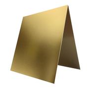 Tôle d'aluminium, 10 cm × 10 cm 20 cm × 20 cm, tôle d'aluminium anodisée dorée, plaque décorative, marquage laser couleur, gravure(300x300x0.8mm)